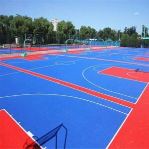 Outdoor PP Suspend Interlock Assembly Floor For Basketball Court
