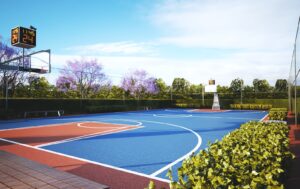 Silicon PU Sports Court Ground